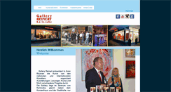 Desktop Screenshot of gallery-reinert.de